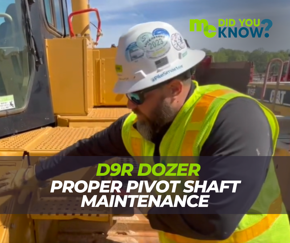 D9R: Proper Pivot Shaft Maintenance